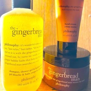 Philosophy Gingerbread Hand Cream, Shower Gel and Lotion